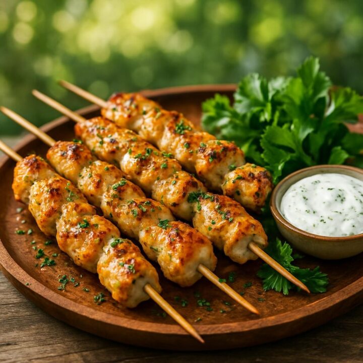 Air Fryer Chicken Skewers