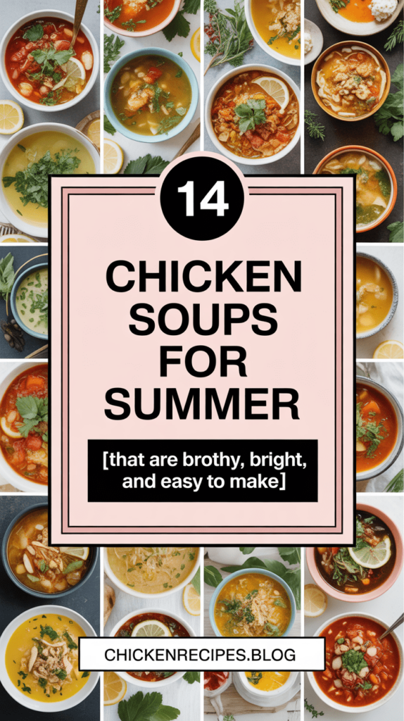 Chicken Soups For Summer