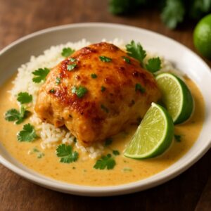 Creamy Coconut Lime Chicken Thighs