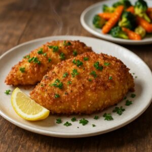 Crispy Panko Chicken Breasts