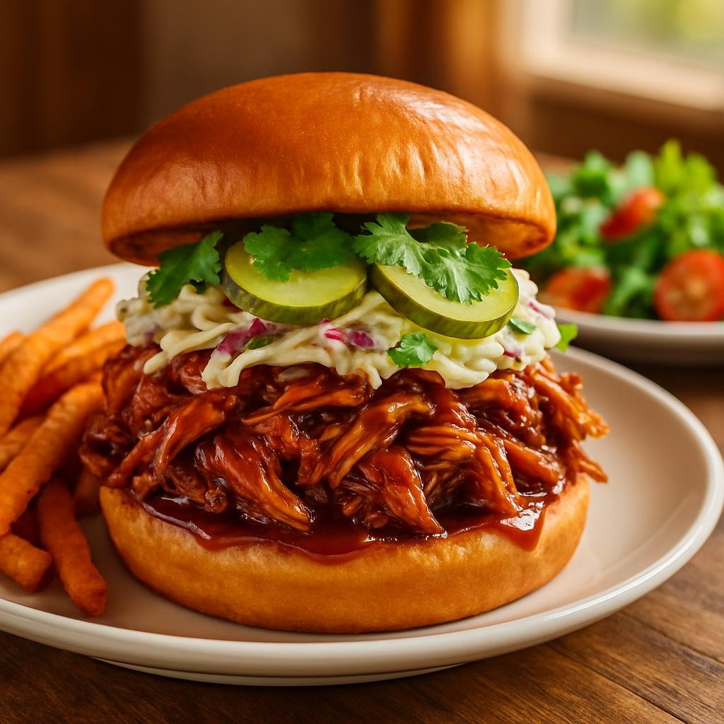 Instant Pot Pulled BBQ Chicken