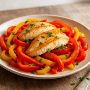 Keto Chicken and Peppers