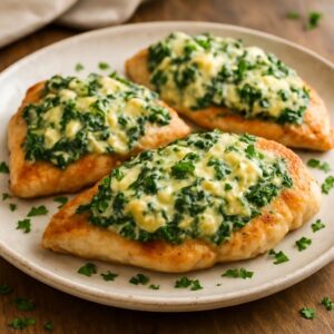 Keto Spinach Artichoke Chicken
