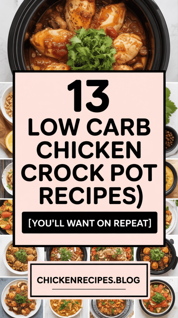 Low Carb Chicken Crock Pot Recipes