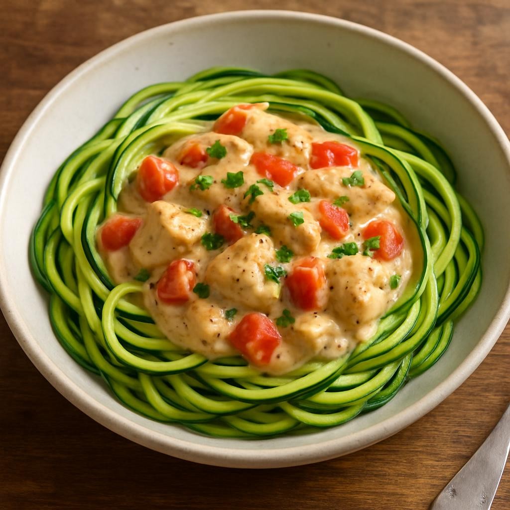 Low Carb Chicken Spaghetti