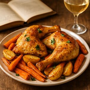 Oven Baked Chicken Quarters