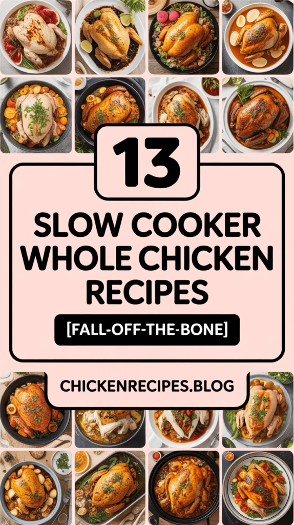 Slow Cooker Whole Chicken Recipes