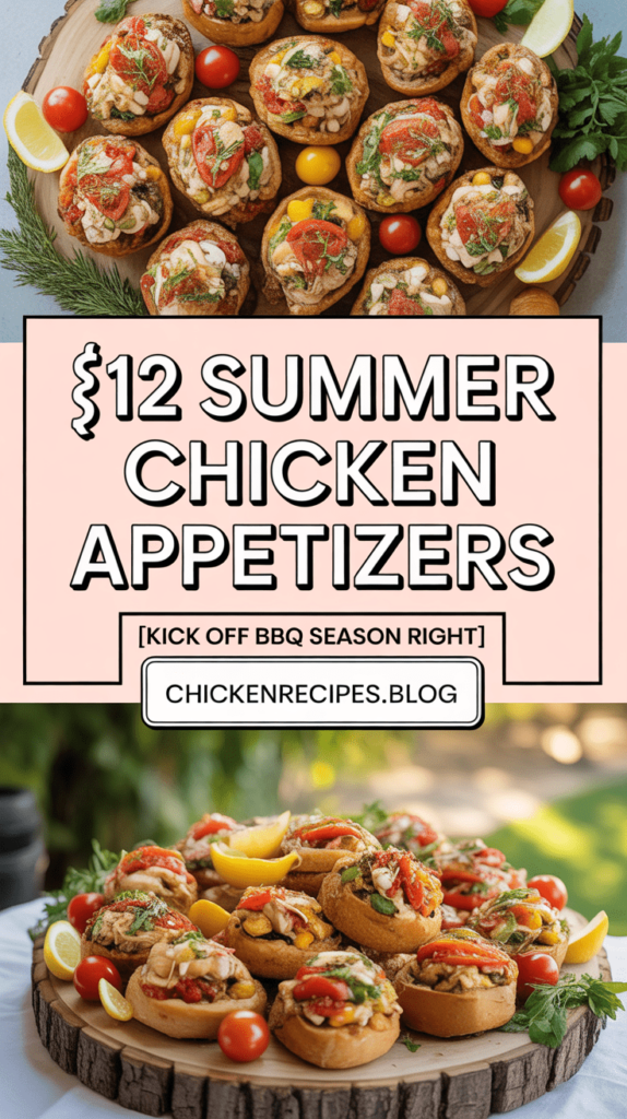 Summer Chicken Appetizers