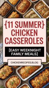 Summer Chicken Casseroles