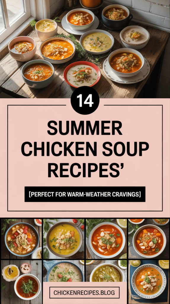 Summer Chicken Soup Recipes
