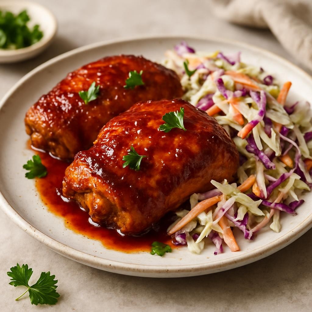 Air Fryer BBQ Chicken Thighs