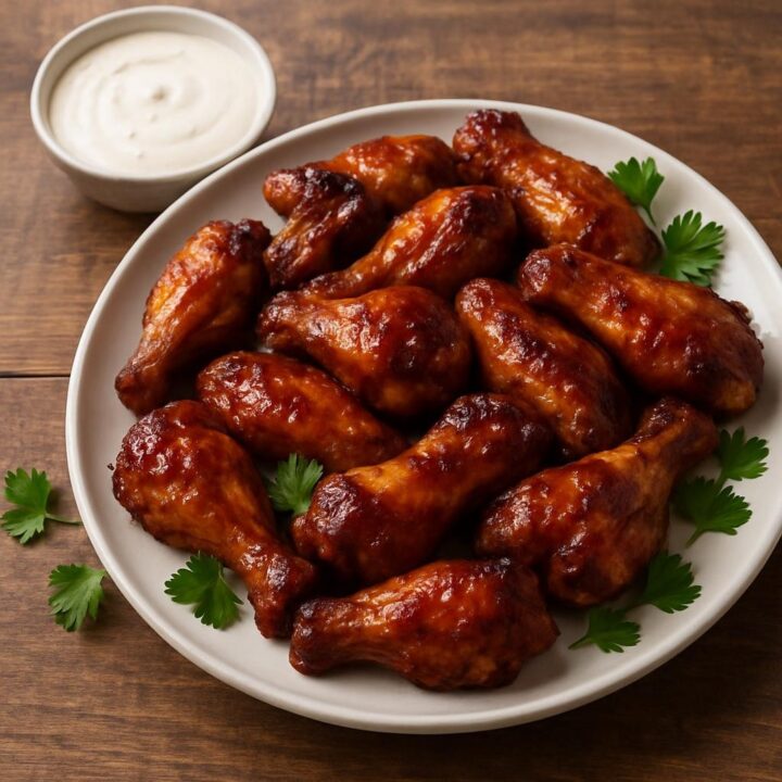 Air Fryer BBQ Chicken Wings