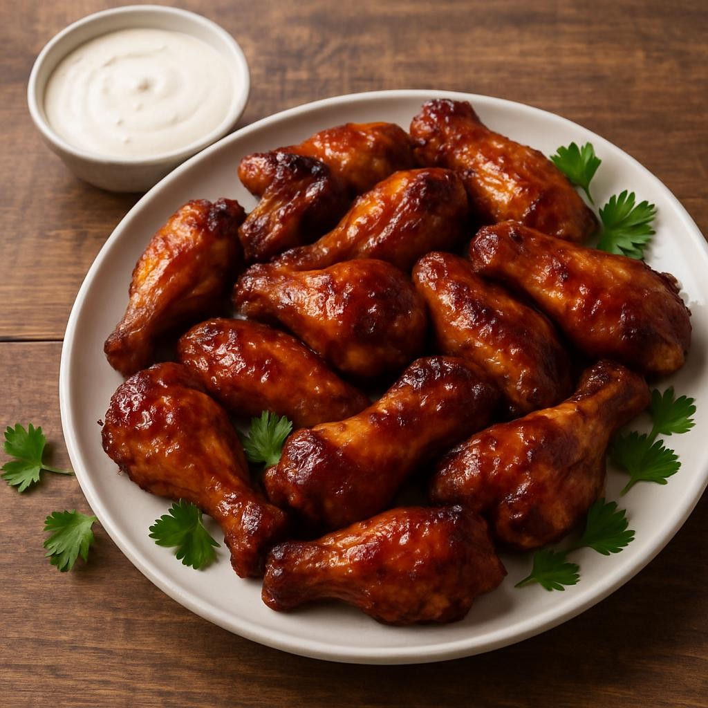 air fryer bbq chicken wings