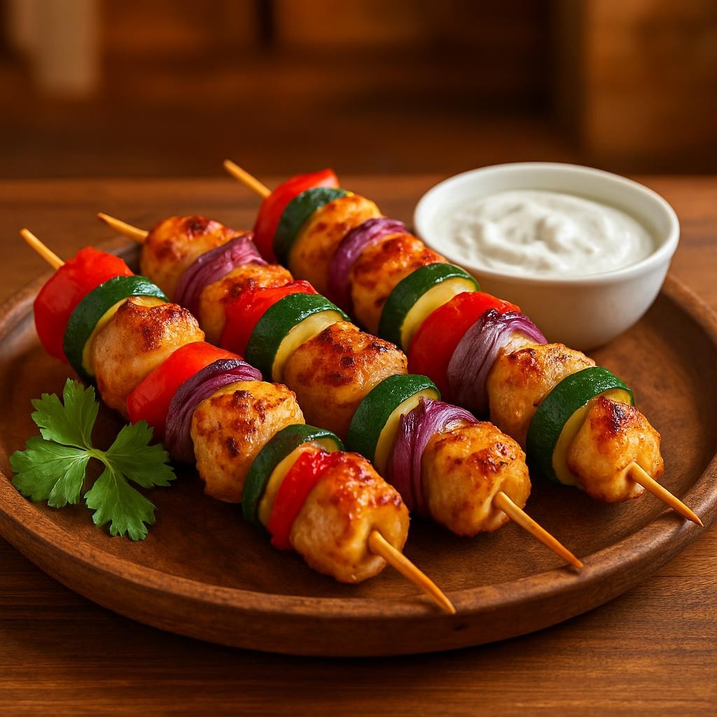 Air Fryer Chicken Kabobs