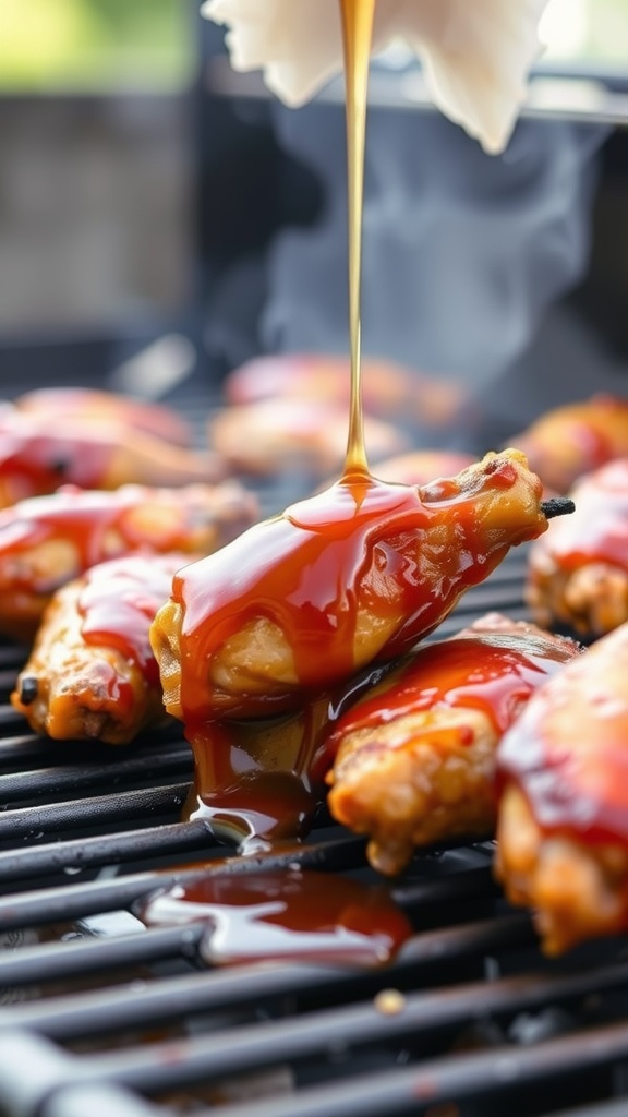 BBQ Maple Glazed Chicken Wings
