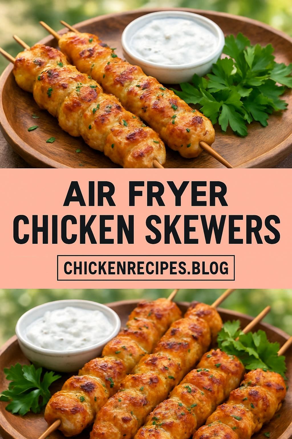Air Fryer Chicken Skewers