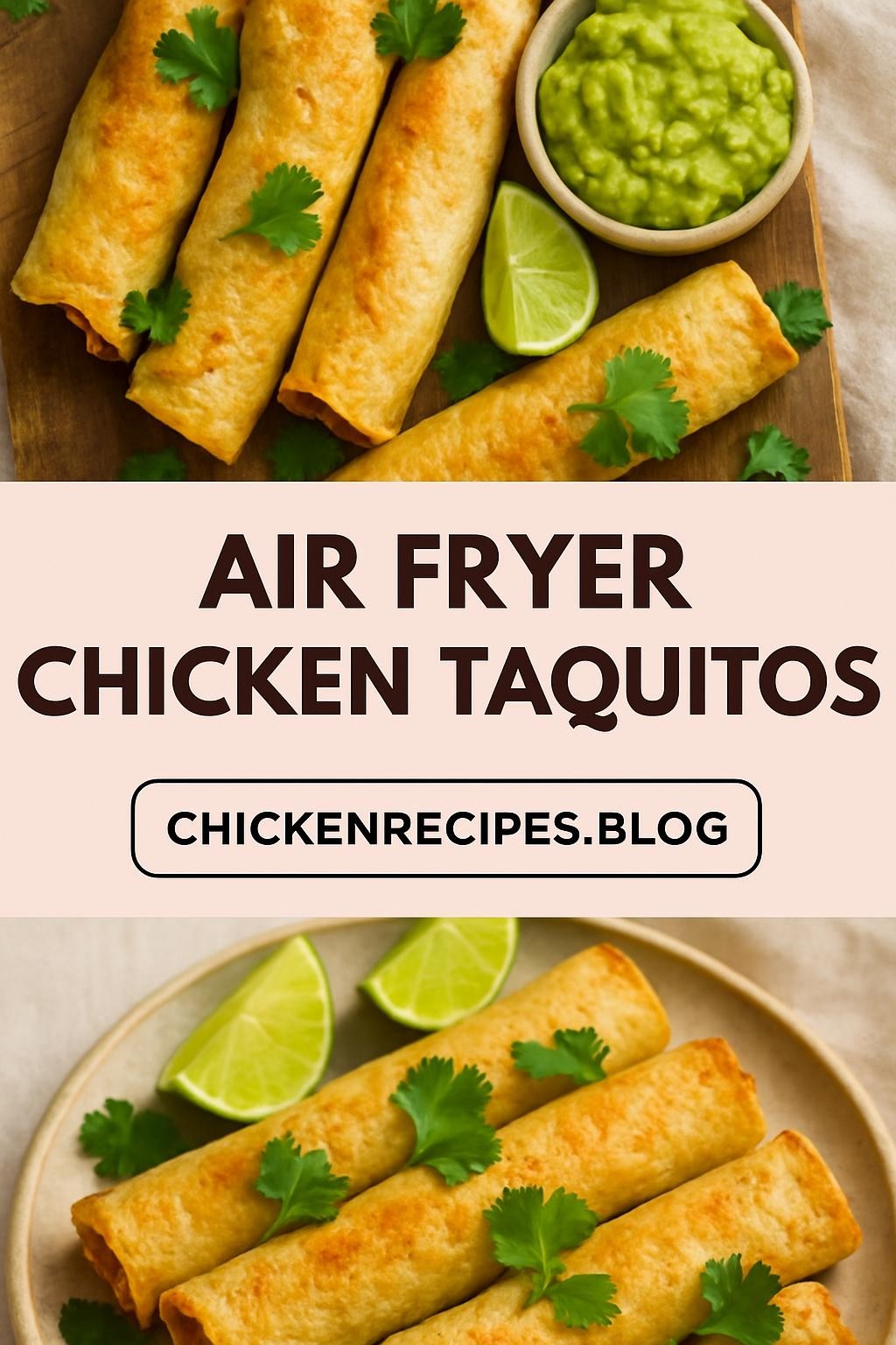 Air Fryer Chicken Taquitos