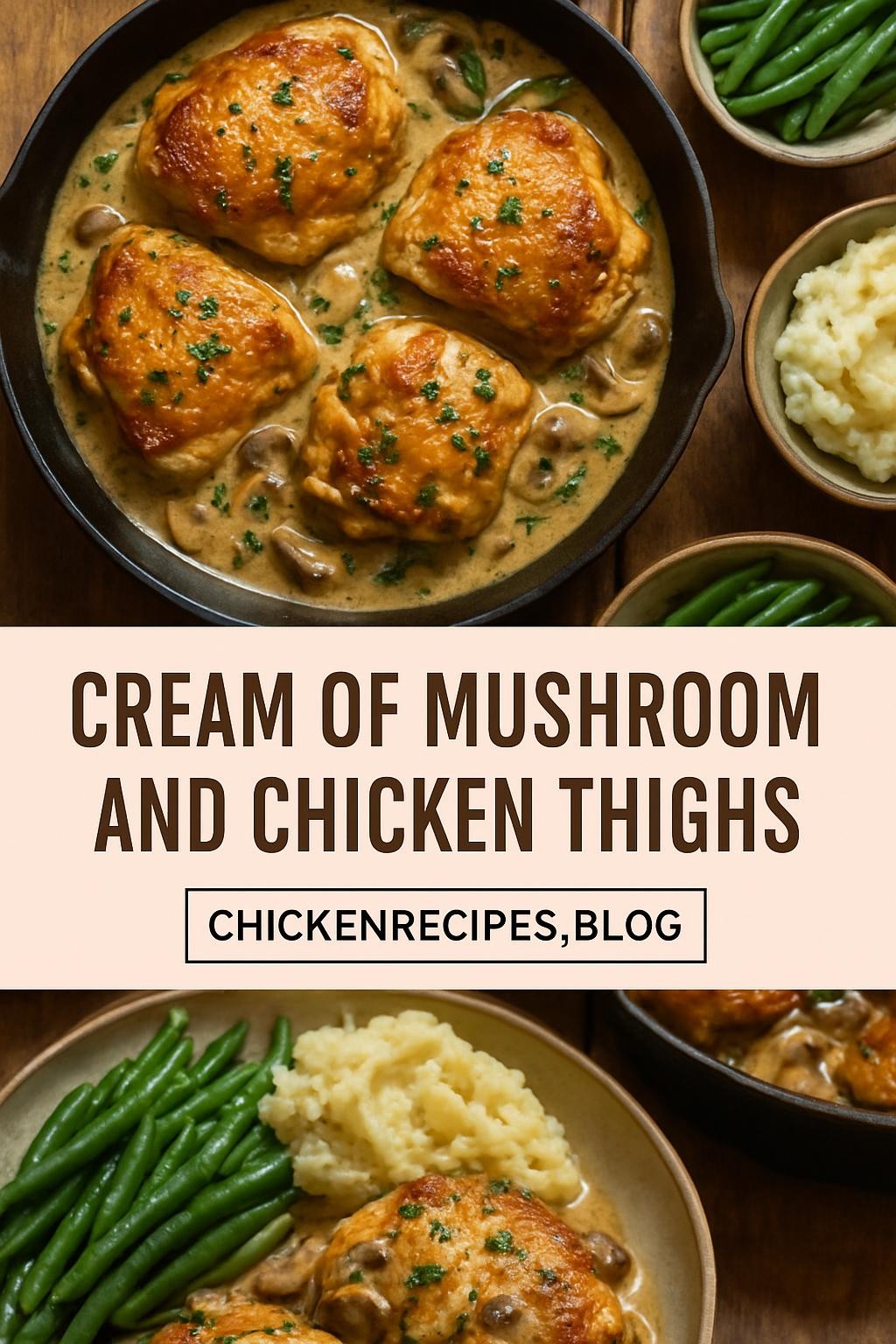Cream of Mushroom and Chicken Thighs
