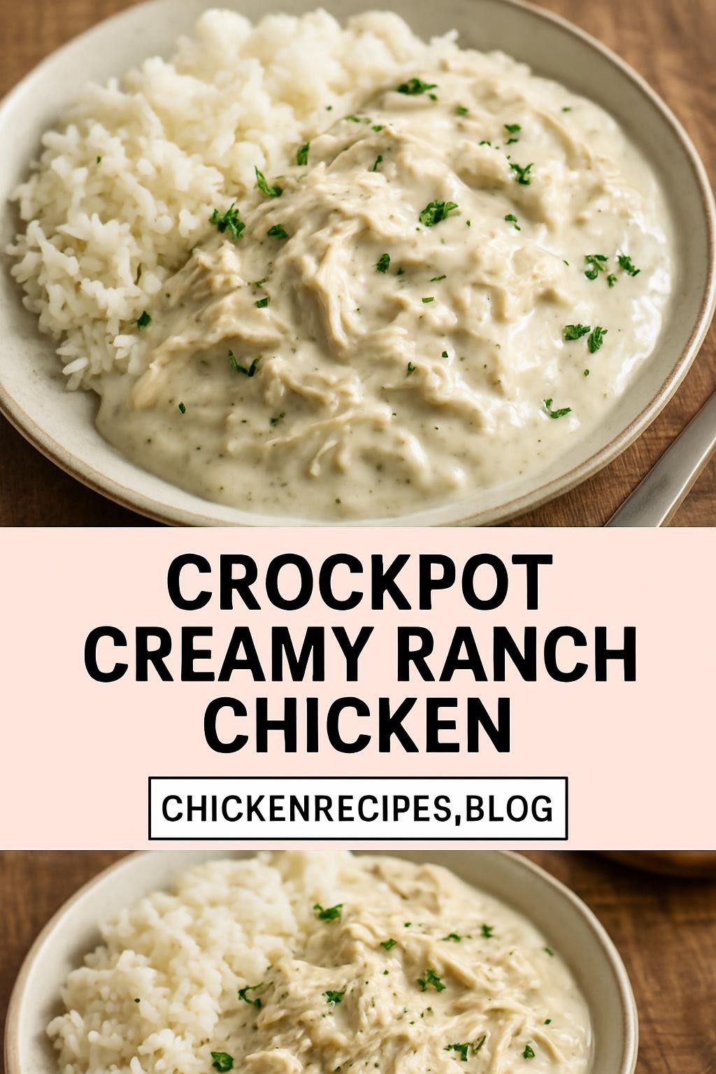 Crockpot Creamy Ranch Chicken