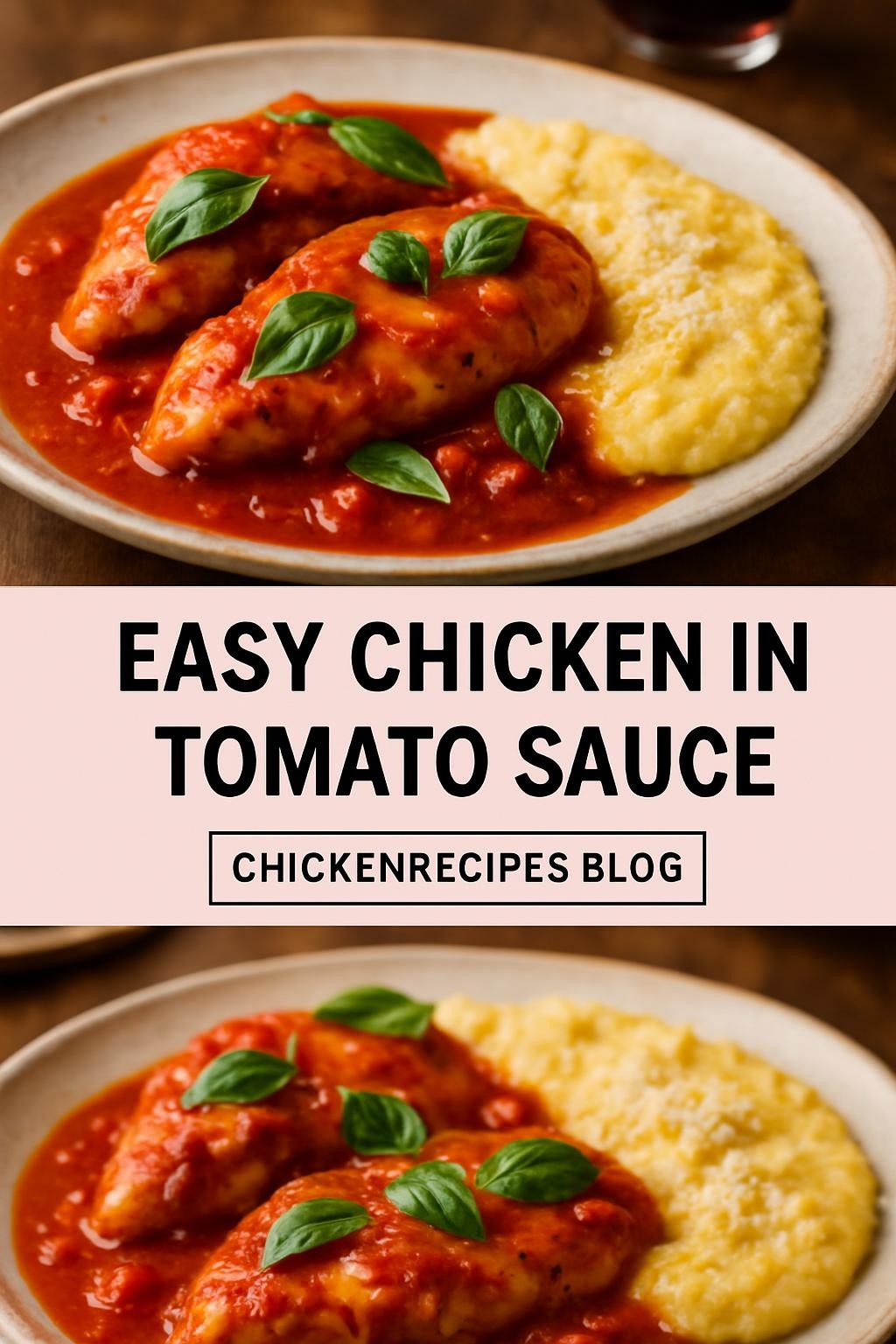 Easy Chicken in Tomato Sauce