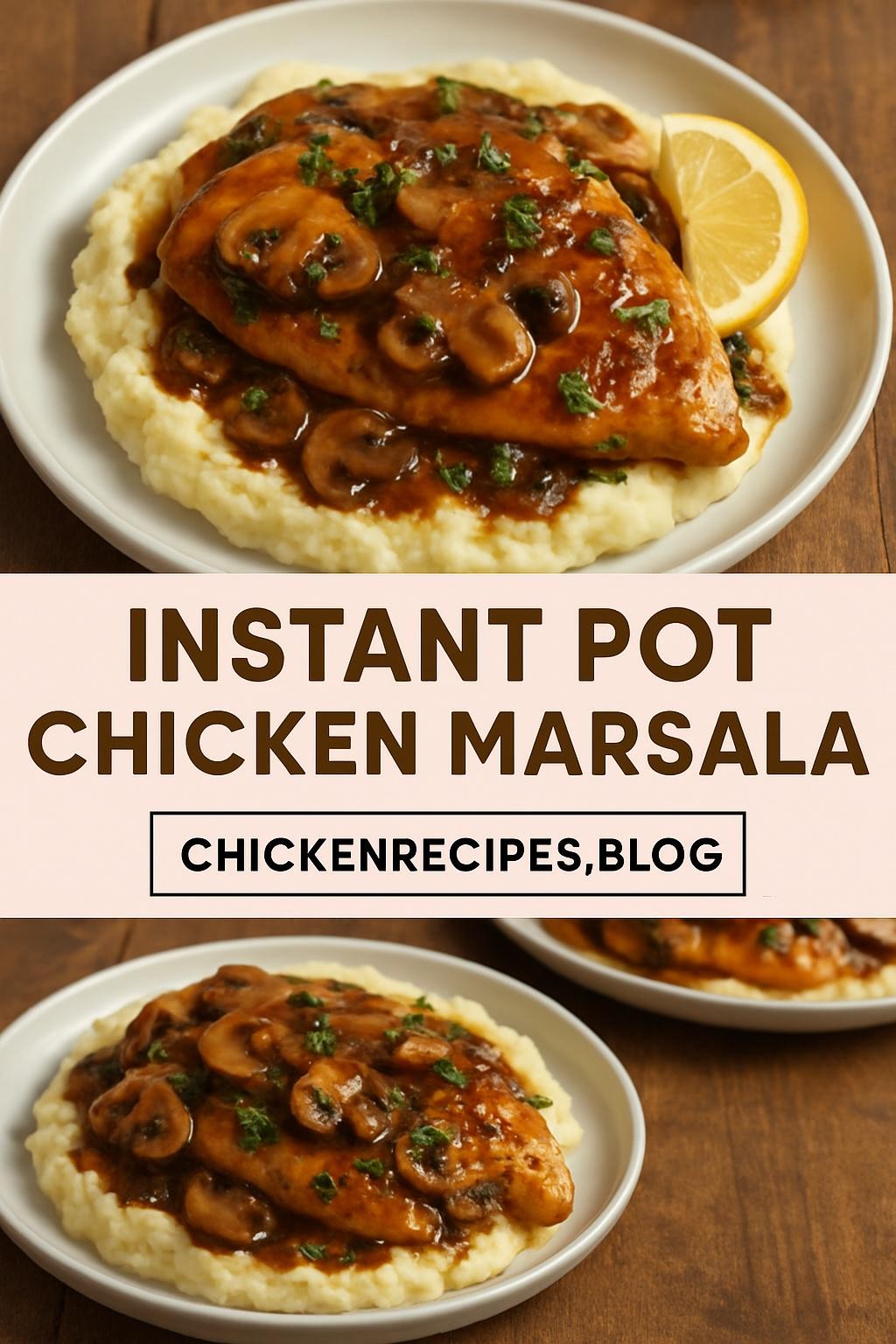 Instant Pot Chicken Marsala