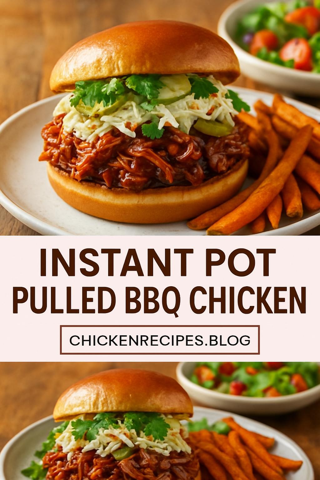 Instant Pot Pulled BBQ Chicken