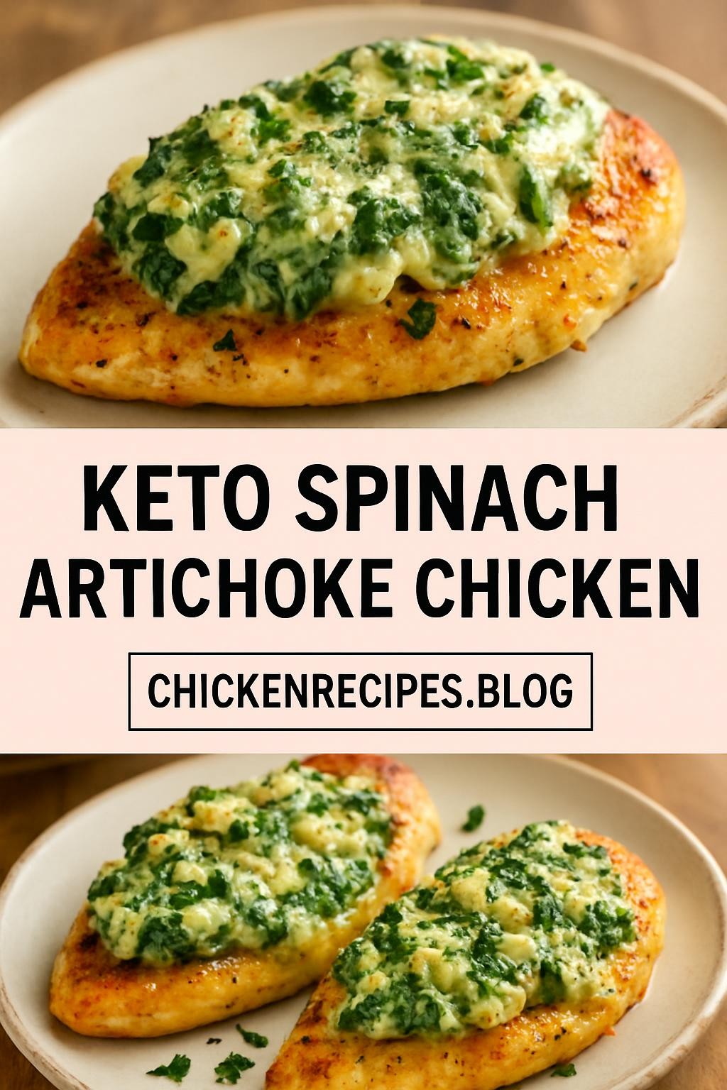 Keto Spinach Artichoke Chicken