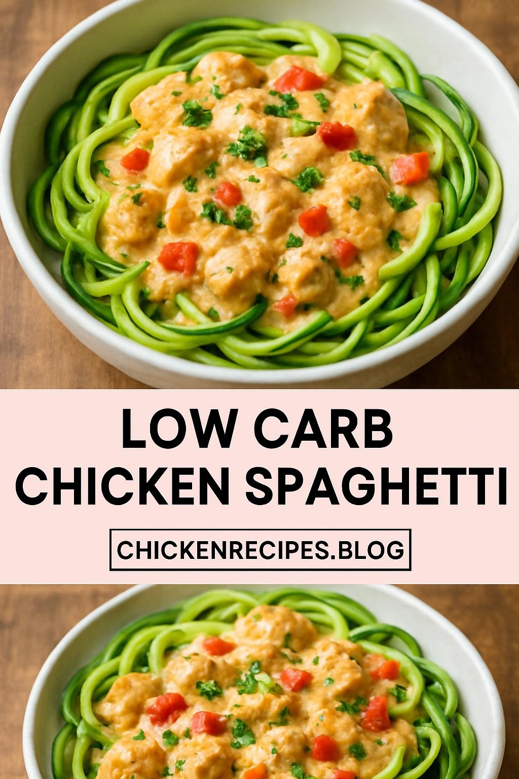 Low Carb Chicken Spaghetti