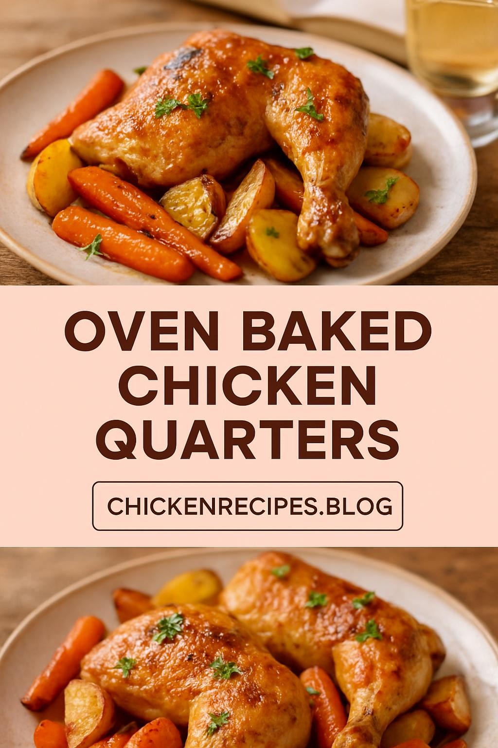 Oven Baked Chicken Quarters