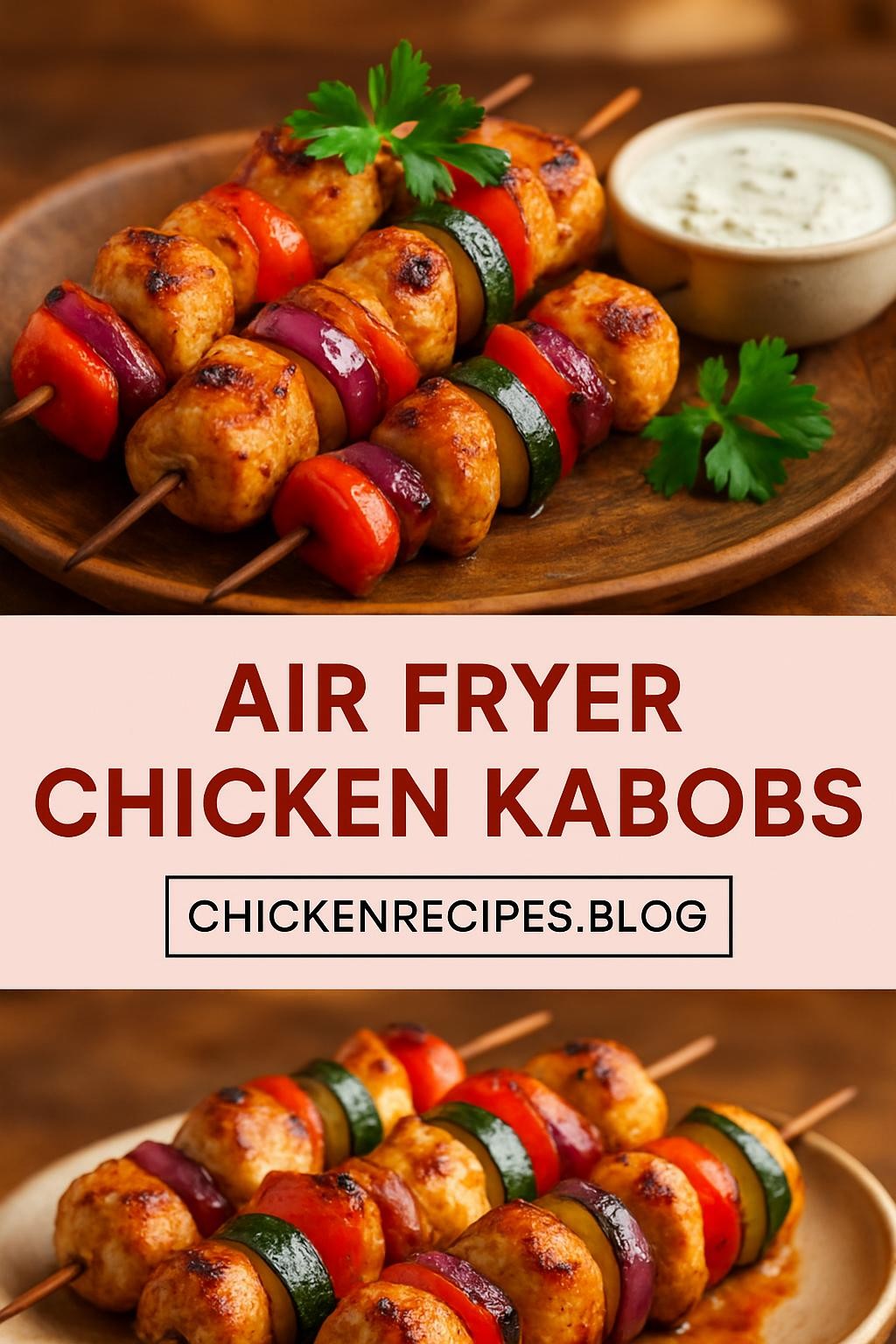 air fryer chicken kabobs