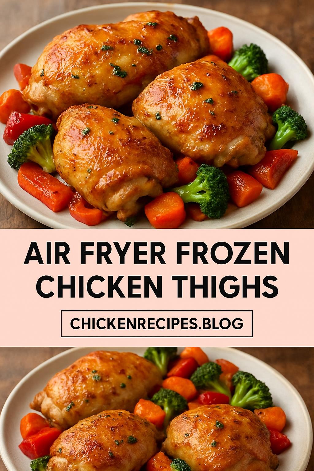 air fryer frozen chicken thighs