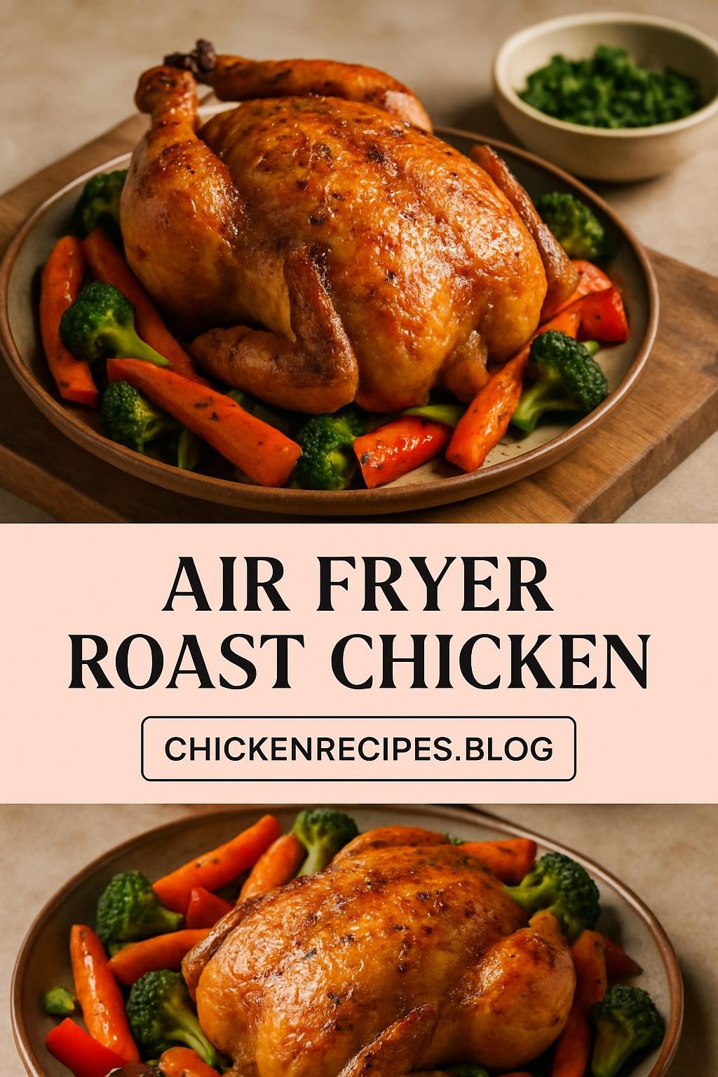 air fryer roast chicken