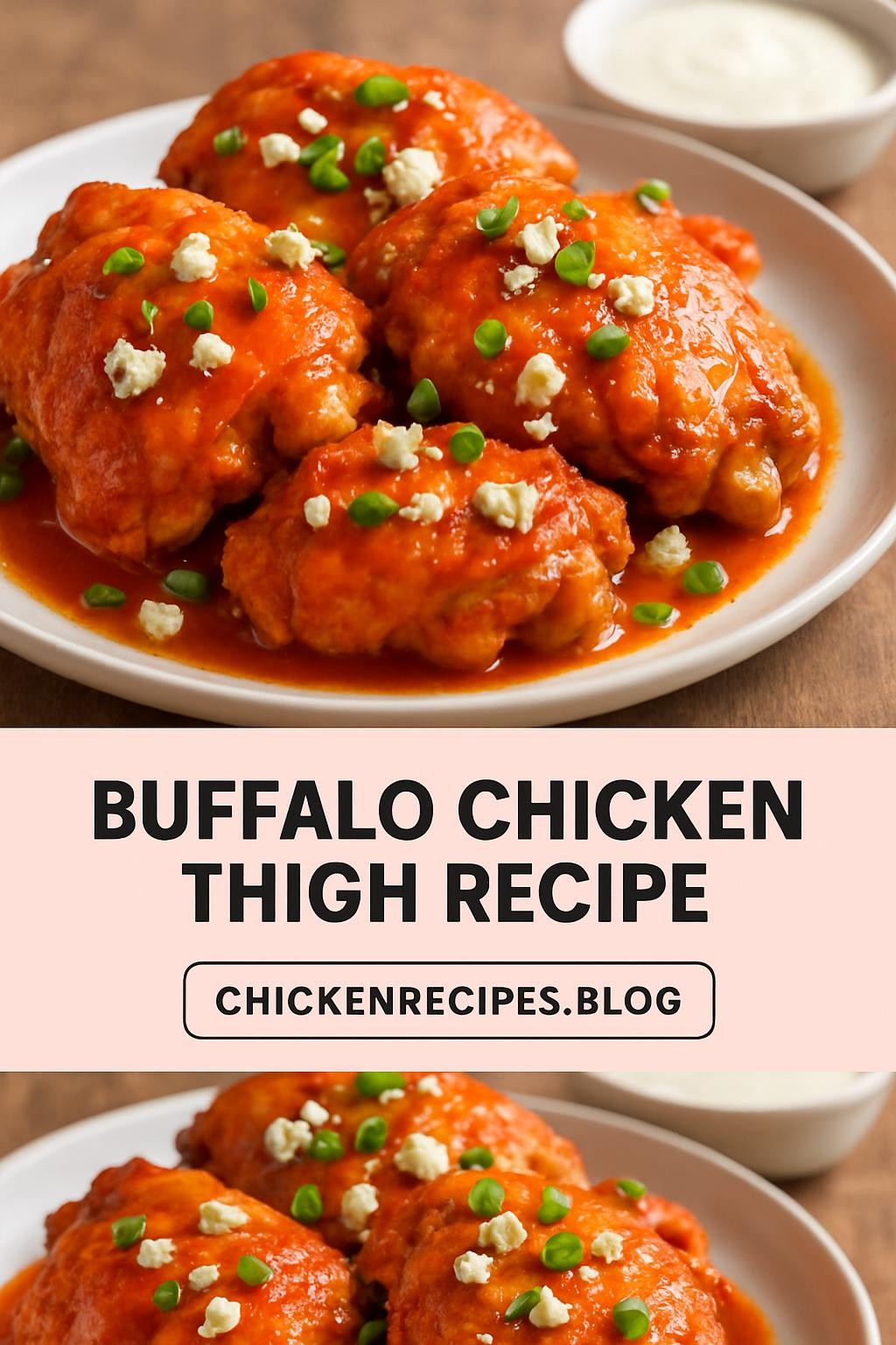 buffalo chicken thigh recipe