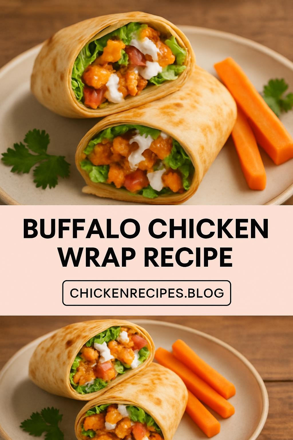 buffalo chicken wrap recipe