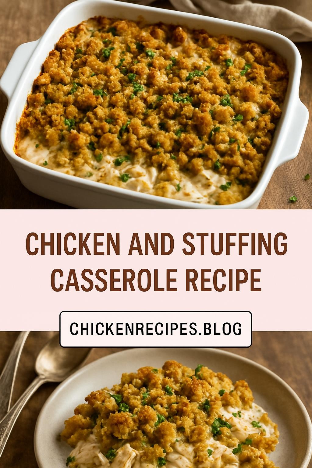 chicken and stuffing casserole recipe