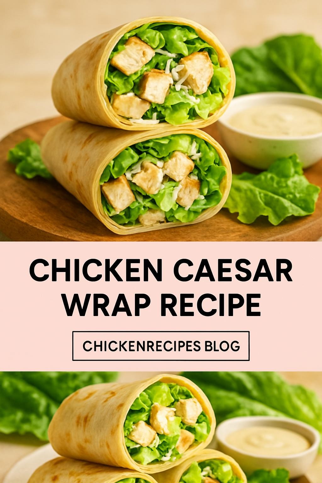 chicken caesar wrap recipe
