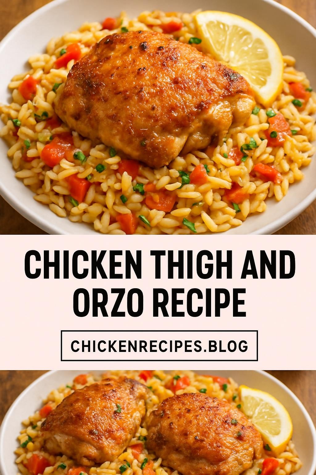 chicken thigh and orzo recipe