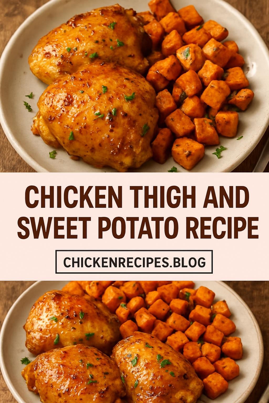 chicken thigh and sweet potato recipe