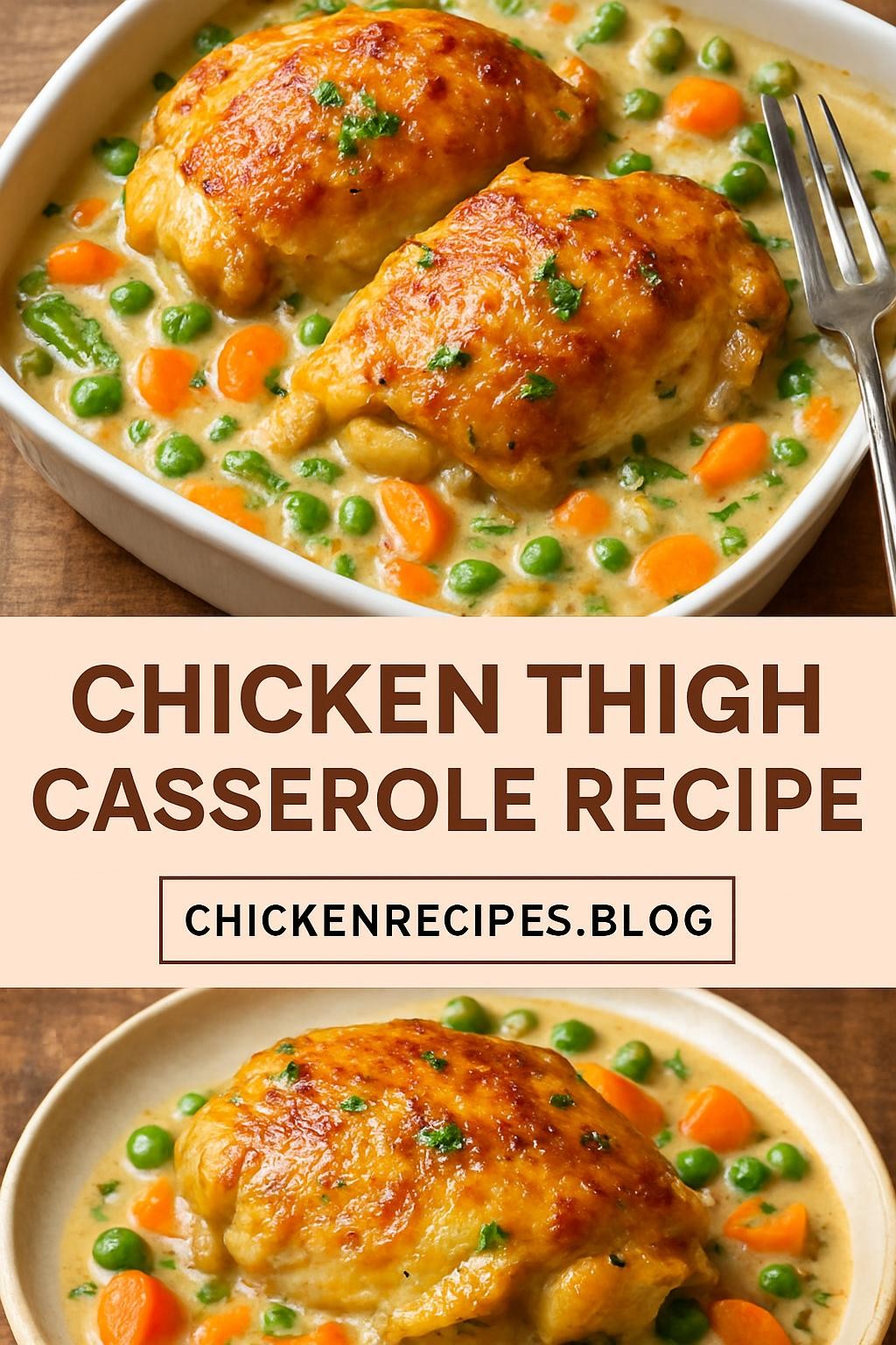 chicken thigh casserole recipe
