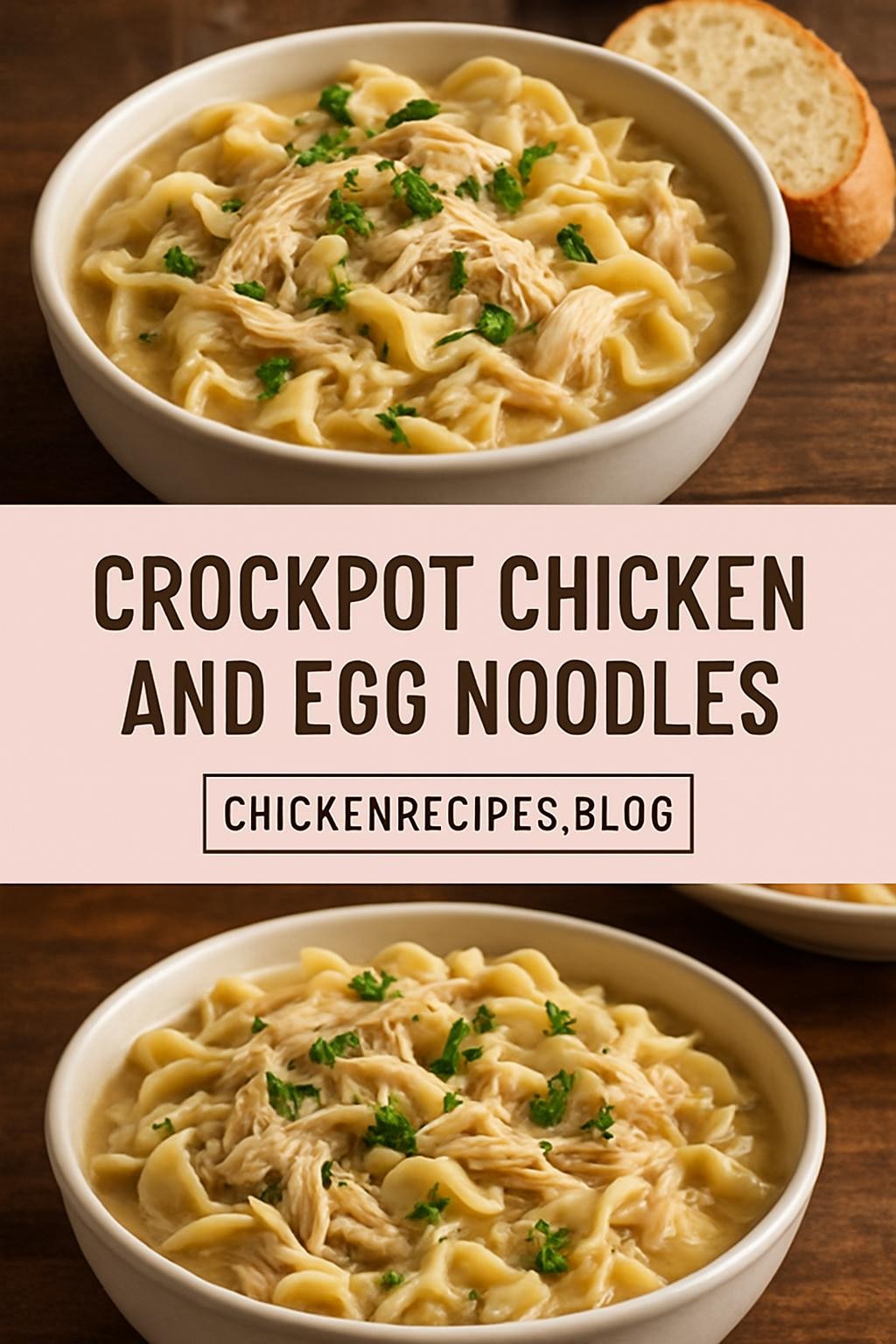 crockpot chicken and egg noodles