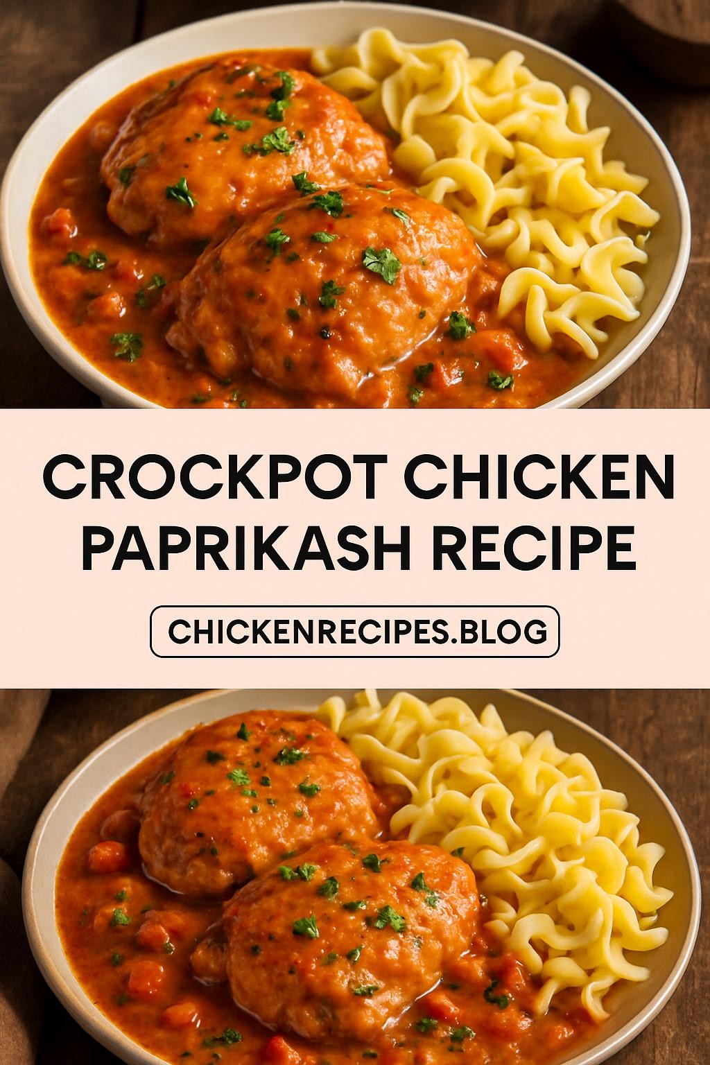 crockpot chicken paprikash recipe