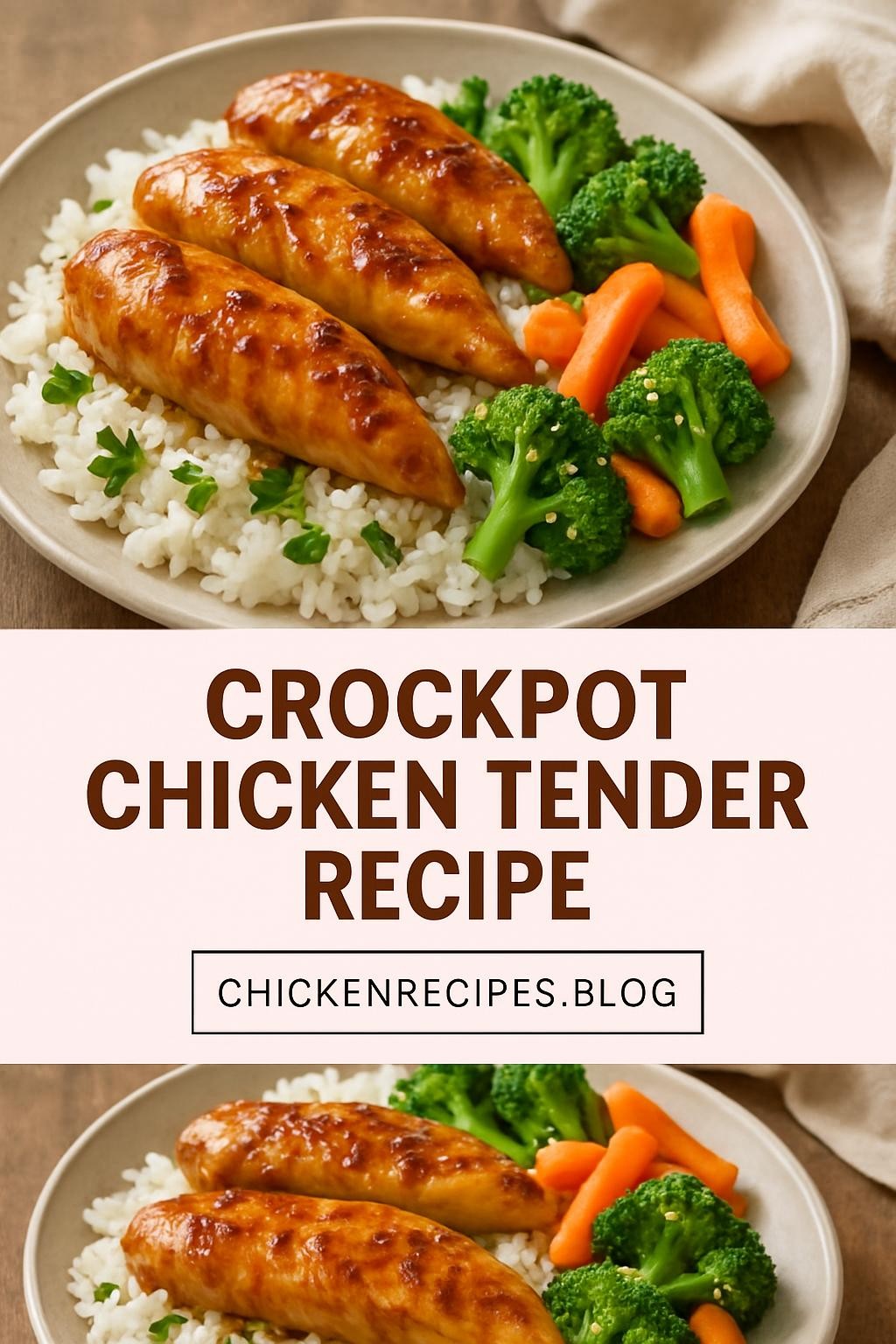 crockpot chicken tender recipe