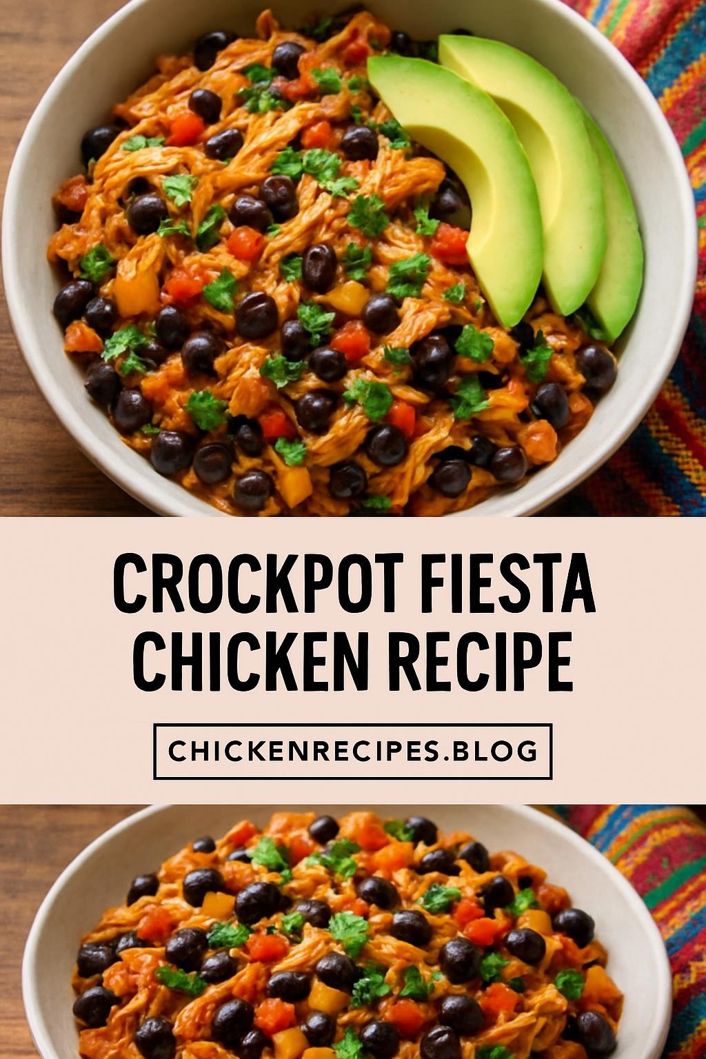 crockpot fiesta chicken recipe