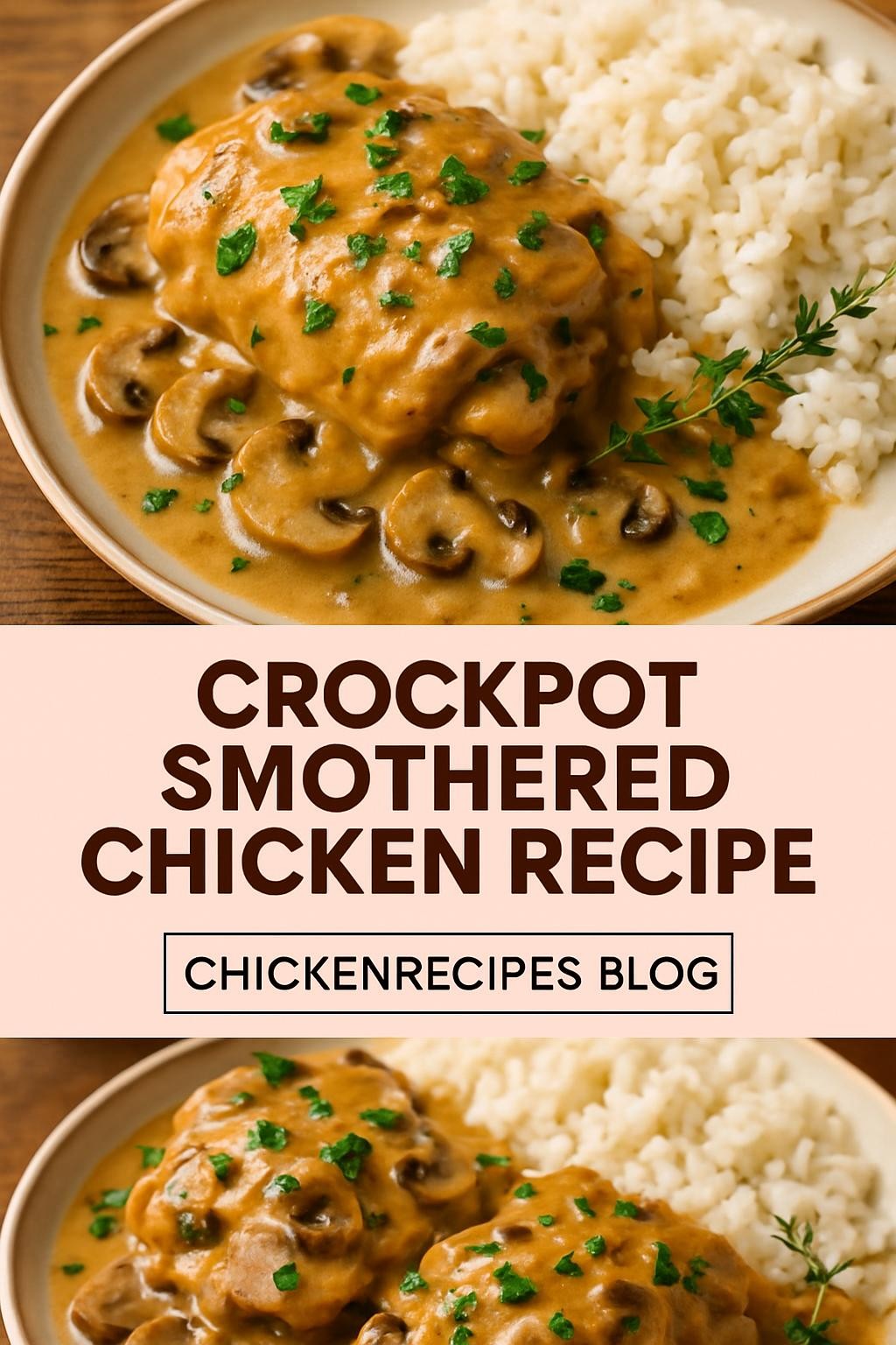 crockpot smothered chicken recipe