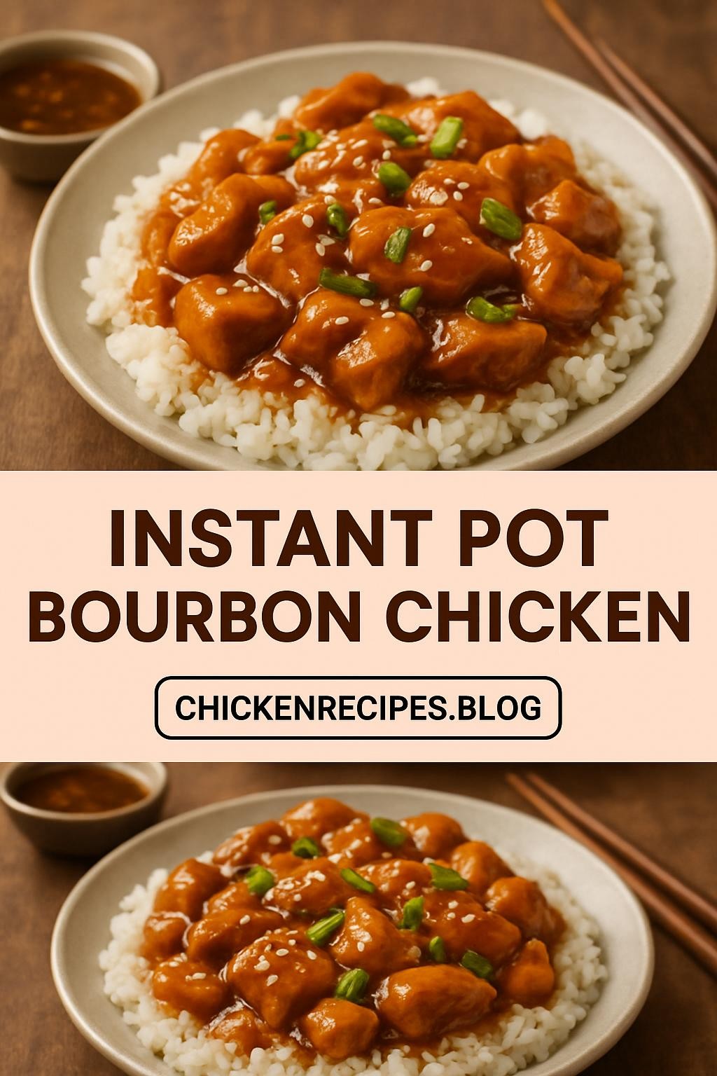 instant pot bourbon chicken