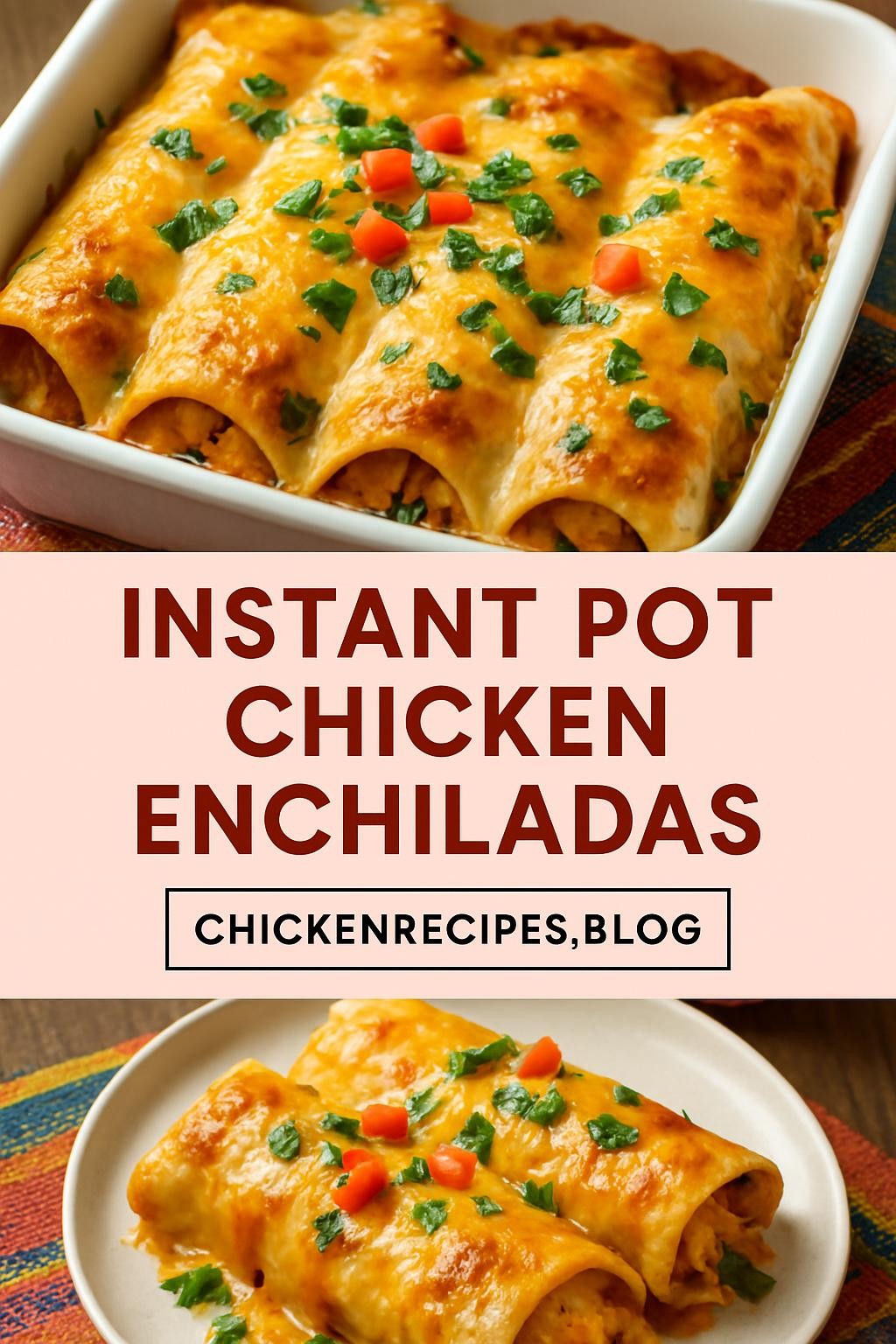 instant pot chicken enchiladas