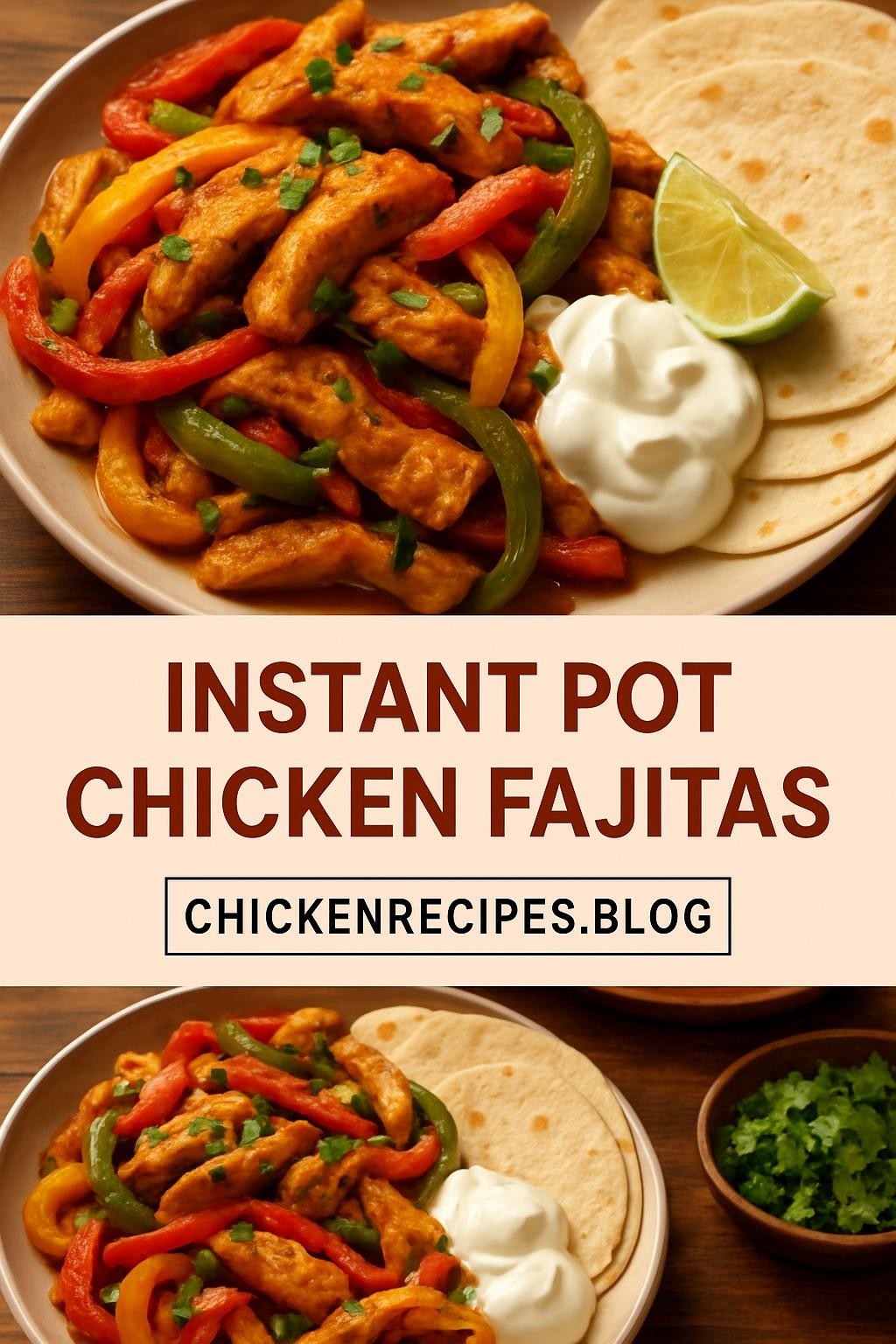 instant pot chicken fajitas