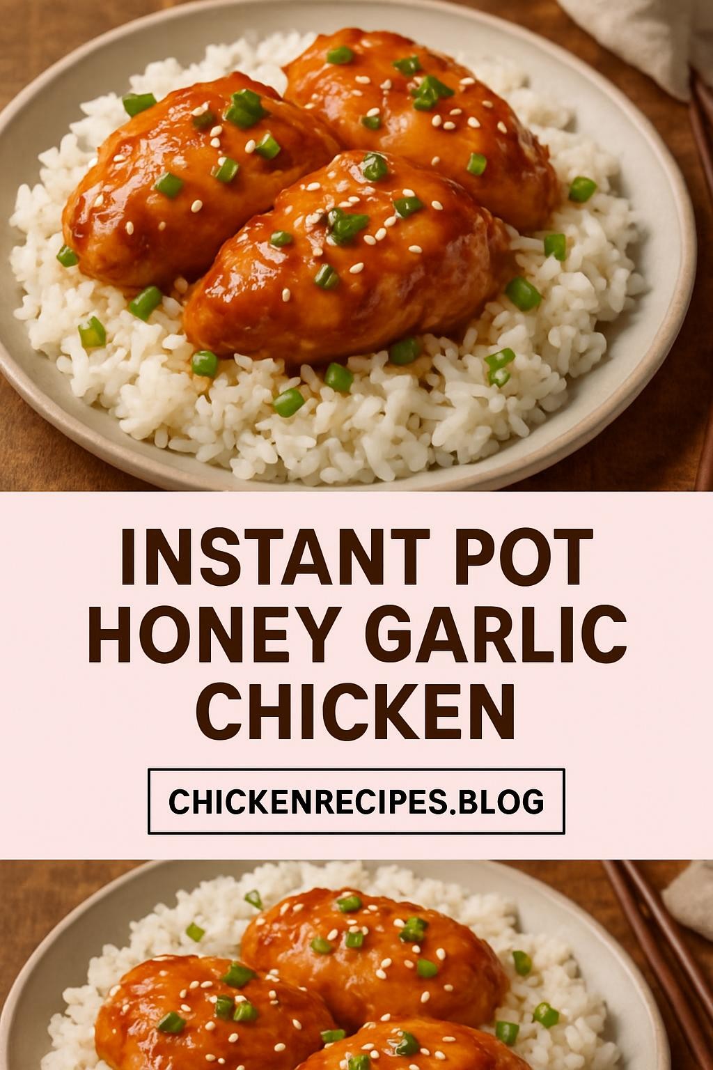instant pot honey garlic chicken