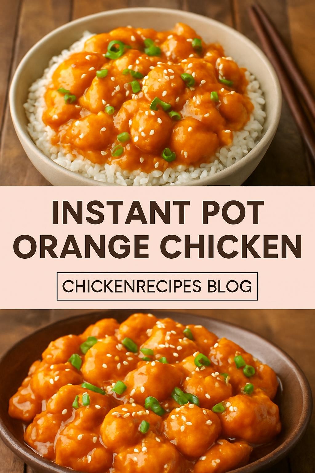 instant pot orange chicken