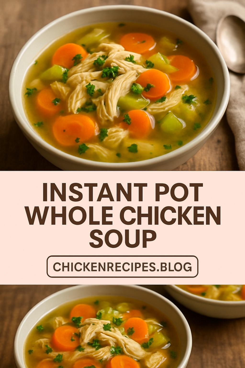 instant pot whole chicken soup
